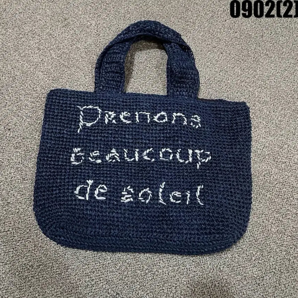 [BUNJANG] Mixxo Tie-Dye Raffia Tote Bag / 미쏘 나염 라피아 토트백 0902