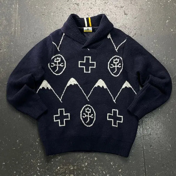[BUNJANG] Castelbajac Windproof Knitwear / 105 까스텔바작 방풍 니트