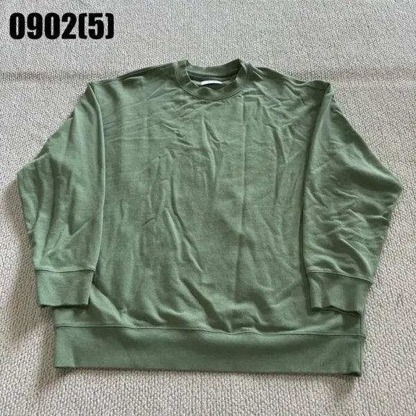 [BUNJANG] Lab twelve Basic Sweatshirt Olive Size 3 / Lab twelve 기본 맨투맨 올리브 3 0902
