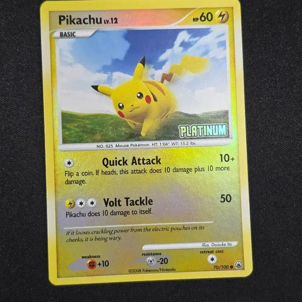 [BUNJANG] Pokemon 2008 Reverse Holo Pikachu Card / (포켓몬) 2008년 리버스홀로 피카츄 카드