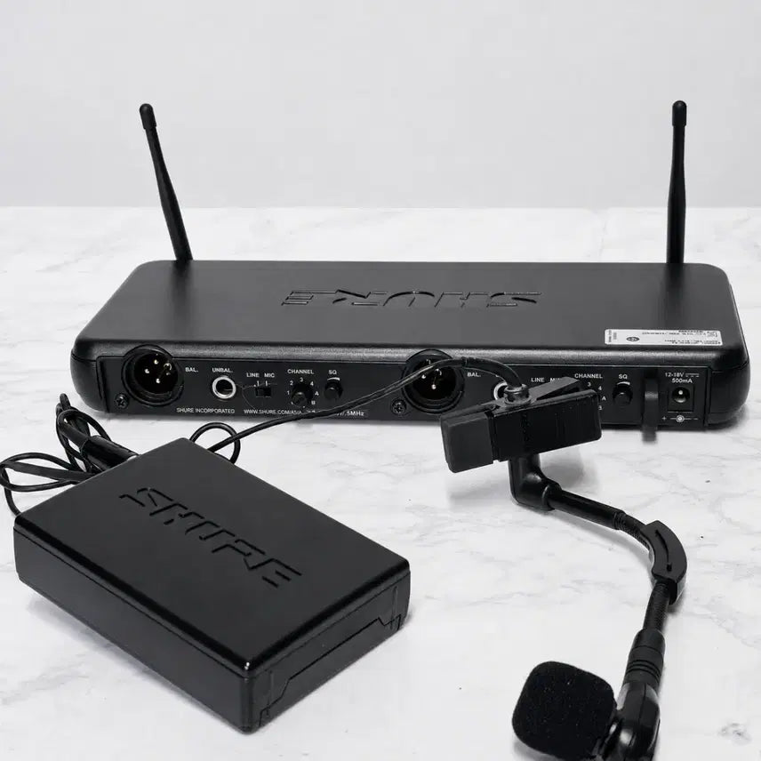 [BUNJANG] Shure SVX Wireless Microphone Set for Wind Instruments / 슈어 SVX 색소폰, 관악기용 무선 마이크 세트