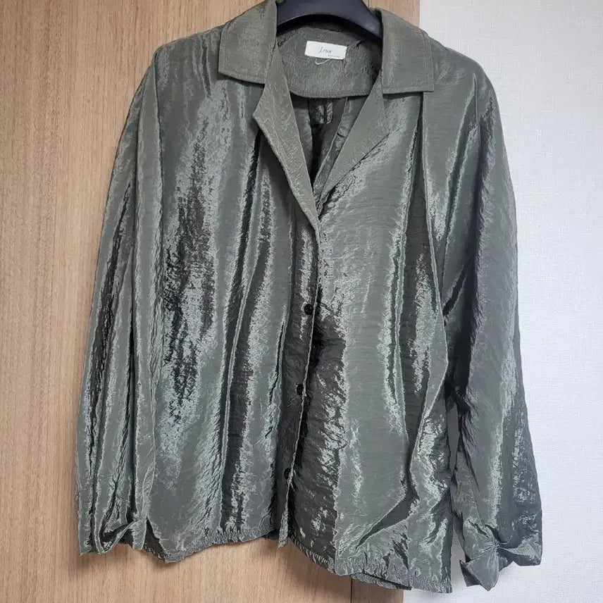 [BUNJANG] Satin Blouse Jacket / Oversized Fit / 새틴 블라우스 자켓/오버핏 루즈핏
