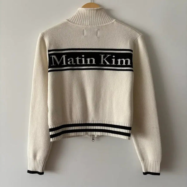 [BUNJANG] Matinkim Knit Zip-Up / 마뗑킴 니트 집업