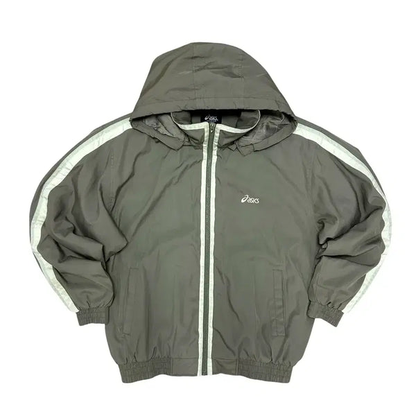[BUNJANG] Asics Old School Quilted Hooded Jacket / 아식스 올드스쿨 누빔 후드자켓(100)