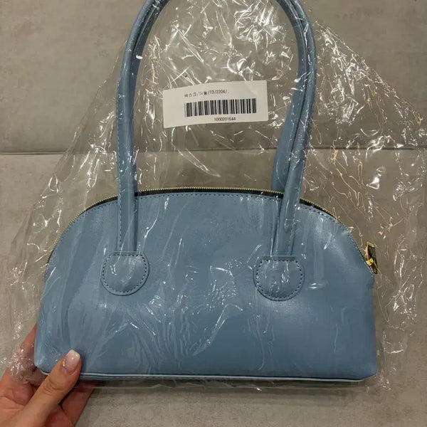 [BUNJANG] Sky Blue Tote Bag / 하늘색 토트백 국내생산 새제품 가방