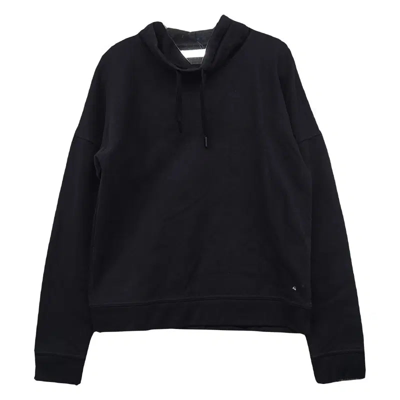 [BUNJANG] Under Armour Black Cotton Basic Logo Hoodie XS / 언더아머 블랙 코튼 스포츠 트레이닝 베이직 로고 후드티 XS