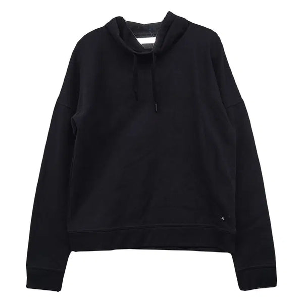 [BUNJANG] Under Armour Black Cotton Basic Logo Hoodie XS / 언더아머 블랙 코튼 스포츠 트레이닝 베이직 로고 후드티 XS