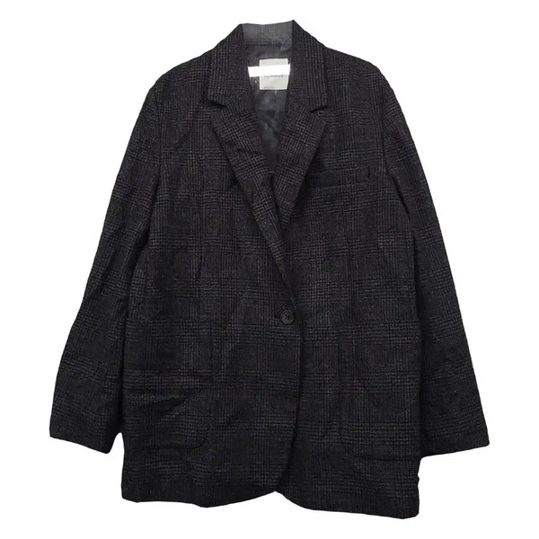 [BUNJANG] Studio Tomboy Gray Check Modern Single Tailored Blazer / 스튜디오톰보이 그레이 체크 모던 싱글 테일러드 블레이저 85