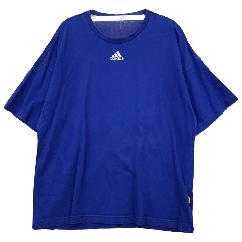 [BUNJANG] Adidas Blue Functional Training T-Shirt XL / 아디다스 블루 기능성 트레이닝 반팔티 XL