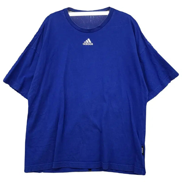 [BUNJANG] Adidas Blue Functional Training T-Shirt XL / 아디다스 블루 기능성 트레이닝 반팔티 XL