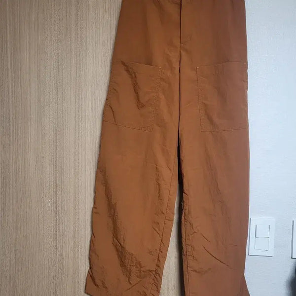 [BUNJANG] Back Elastic Twill Pants / 새상품)허리 뒷밴딩 바스락 팬츠
