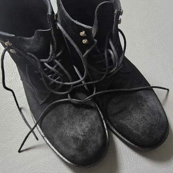 [BUNJANG] LOSTGARDEN UNIFORM Field Boots Suede Black / 로스트가든  UNIFORM Field Boots Black 급처합니다.
