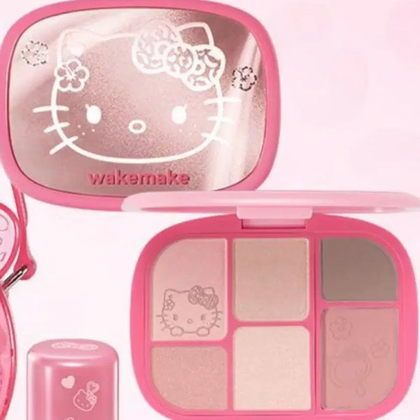 [BUNJANG] WakeMake Hello Kitty Edition Shadow Palette Pink Shell (Sealed) / 미개봉 웨이크메이크 헬로키티 에디션 섀도우 팔레트 핑크쉘