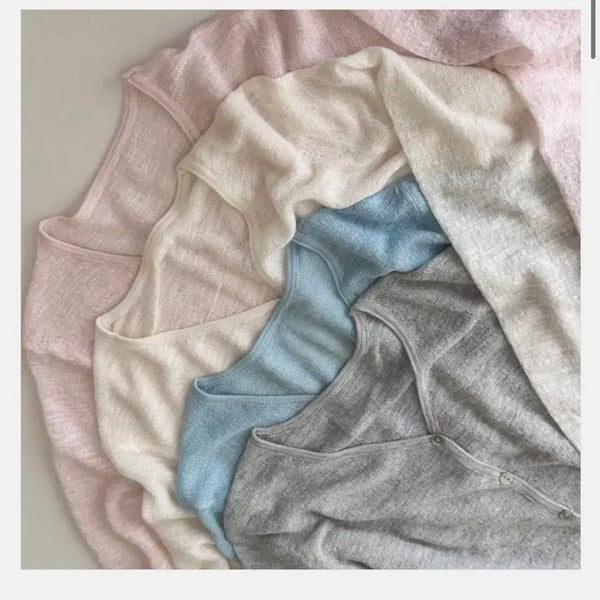 [BUNJANG] Chunitori Summer Cardigan Blue / 츄니토리 썸머가디건 블루 새상품