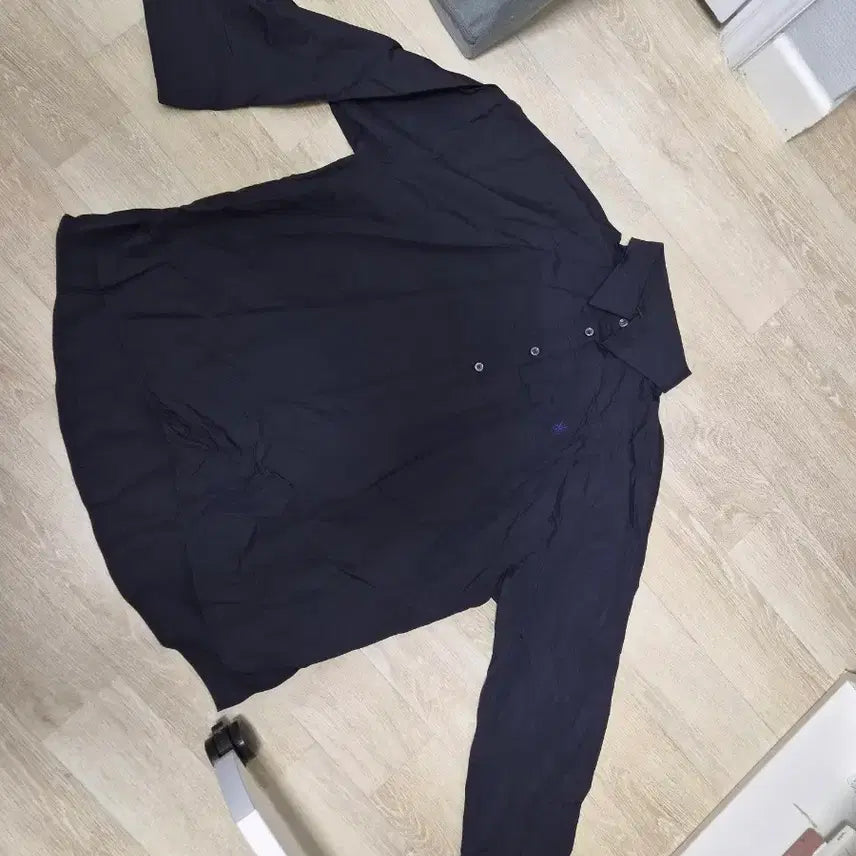 [BUNJANG] Women's Navy Button-Up Shirt Top - Size 77 / 여자 셔츠형 상의