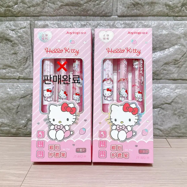 [BUNJANG] Hello Kitty Gel Pen Set / 키티 볼펜 세트 젤펜 문구 필기