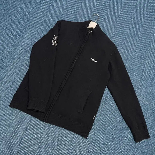 [BUNJANG] Feltics Windproof Knit Zip-Up (Size 100) / [100] 펠틱스 방풍 니트 집업 만원샵
