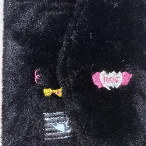 [BUNJANG] Black Fur Photocard Binder / 검은색 털 포토카드 바인더