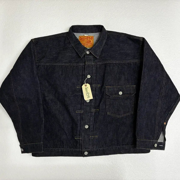 [BUNJANG] SUGAR CANE 13oz T-BACK Denim Jacket (1936 Model Replica) - Size 48 / (새상품)슈가케인 T-BACK 데님자켓 48 SC11936T 1936