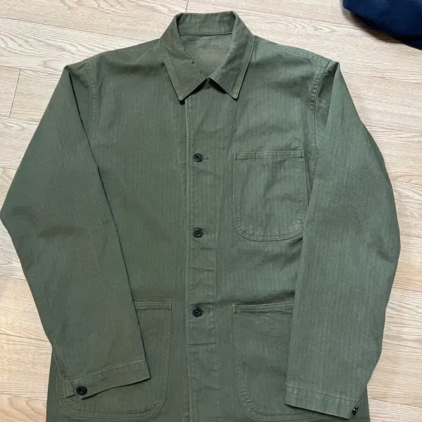 [BUNJANG] Buzz Rickson USN Coverall Work Jacket Size 40 (L) / 버즈릭슨 USN 커버올 워크자켓 40 L