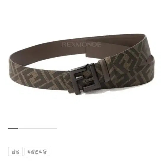 [BUNJANG] Fendi FF Square Belt 7C0541 / 펜디 FF 스퀘어 벨트 7C0541