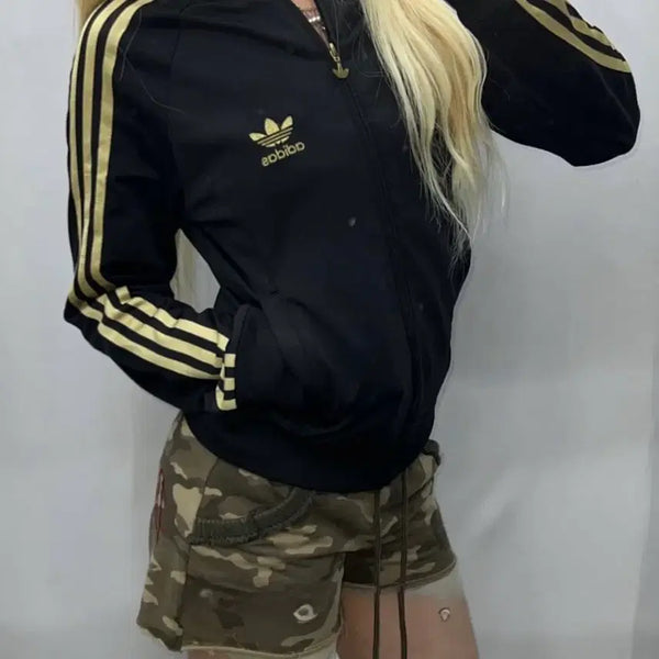 [BUNJANG] Adidas Black & Gold Training Jersey / 아디다스 검골 져지