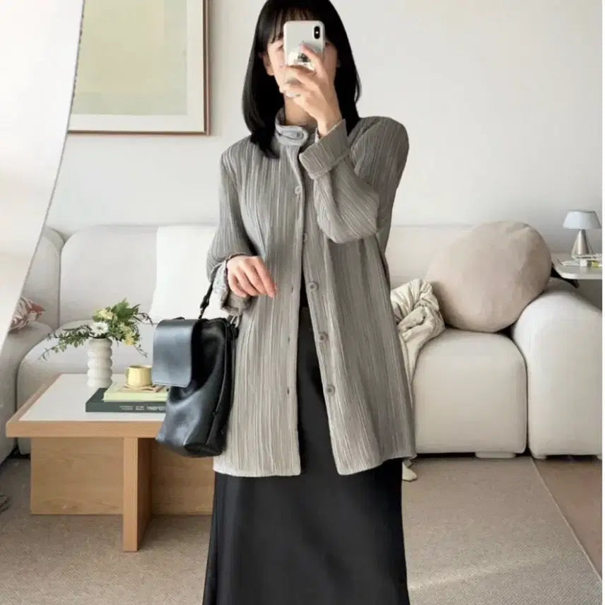 [BUNJANG] LFM Accord Crease Jacket Grey / lfm accord crease 엘에프엠 아코드 크리셰 자켓