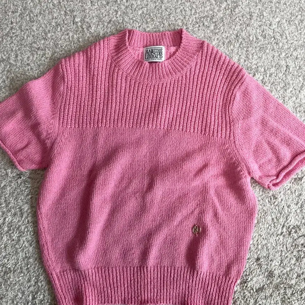 [BUNJANG] Marithe Francois Girbaud Short Sleeve Knit Top / 마리떼 반팔니트