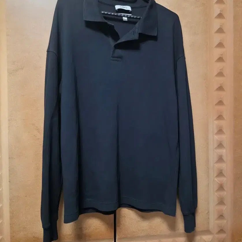 [BUNJANG] COS Black Collar Long Sleeve Shirt / COS 블랙 카라 긴팔 셔츠