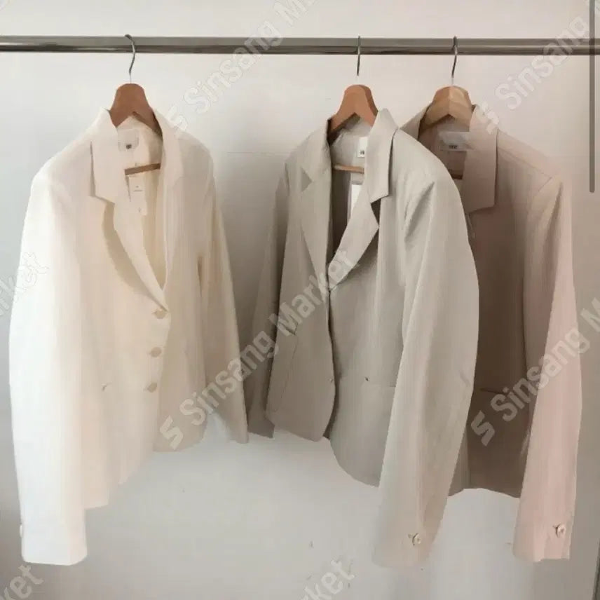 [BUNJANG] Domaetac Brand Linen Jacket (High Quality) / 도매택 브랜드 린넨 자켓 (고퀄) 새상품