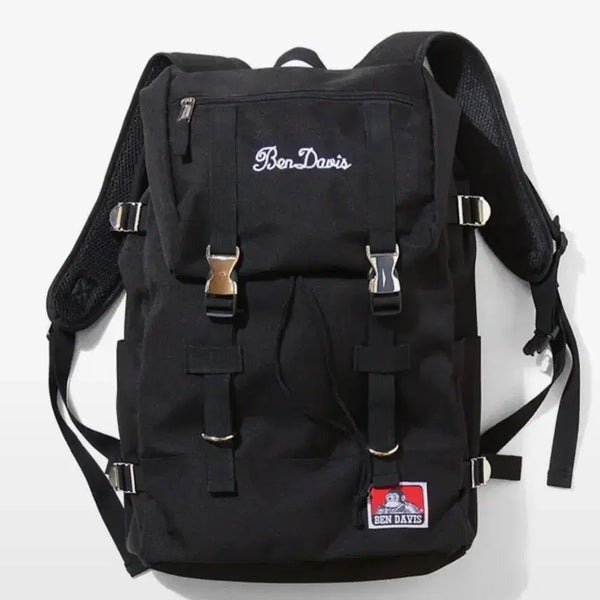 [BUNJANG] BEN DAVIS Original Metal Backpack Black / 벤데이비스 오리지널 메탈 백팩 블랙 가방 무신사 대학생 브랜드