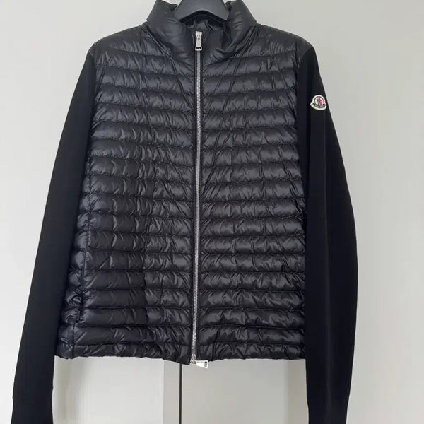 [BUNJANG] Moncler Knit Padded Jacket Black M / 몽클레어 니트패딩 블랙 M