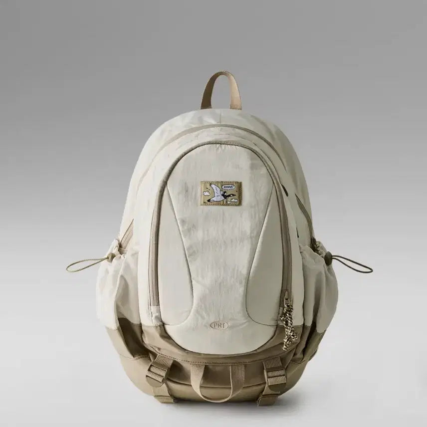 [BUNJANG] Parity Multi Pocket Backpack - Ivory / 패리티 멀티 포켓 백팩 아이보리