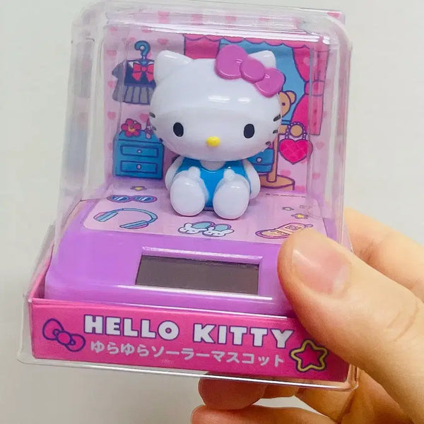 [BUNJANG] Hello Kitty Solar Powered Wiggling Figure / 주말할인) 헬로키티 태양열 피규어