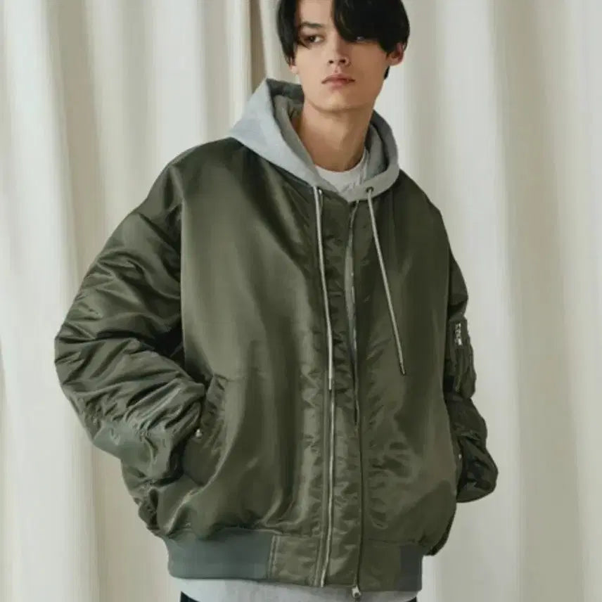 [BUNJANG] JILLSTUART NEW YORK Reversible MA-1 Bomber Jacket / 질스튜어트뉴욕 리버시블 MA-1 항공점퍼