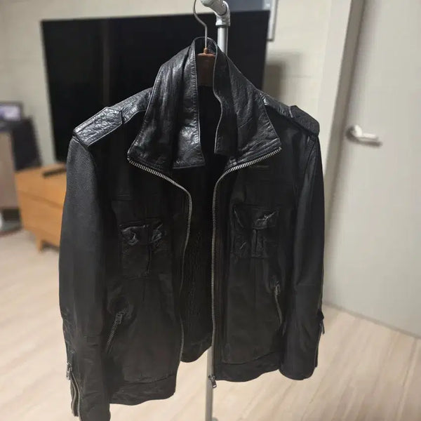 [BUNJANG] Superdry Double Collar Zip-Up Jacket / 수퍼드라이 더불 카라 집업