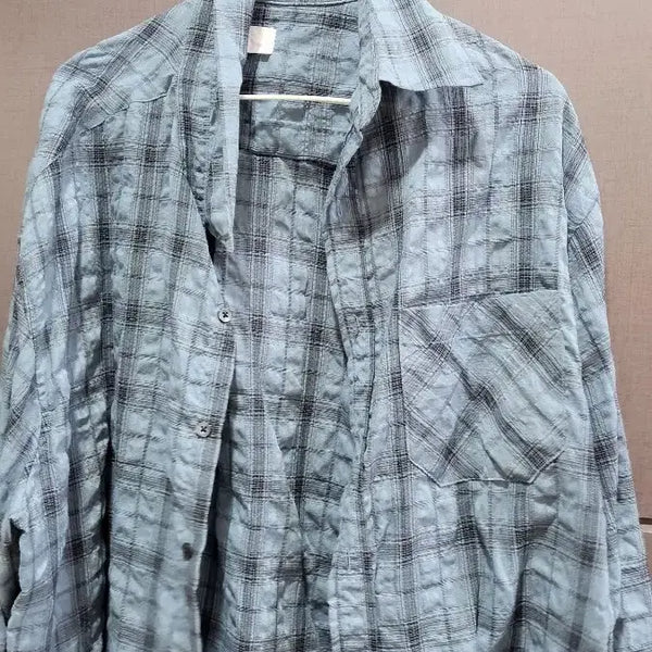 [BUNJANG] Checkered Pattern Shirt / 체크 남방 셔츠