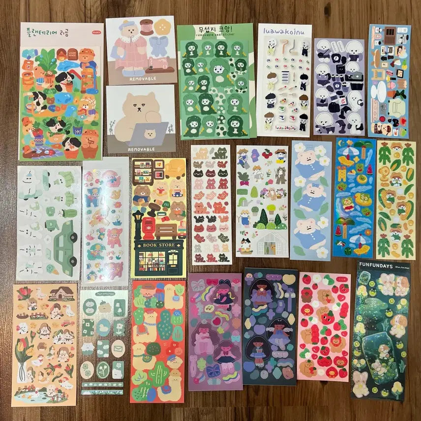[BUNJANG] Sticker Bundle Set (60 pcs) / 스티커 60장 일괄 처분