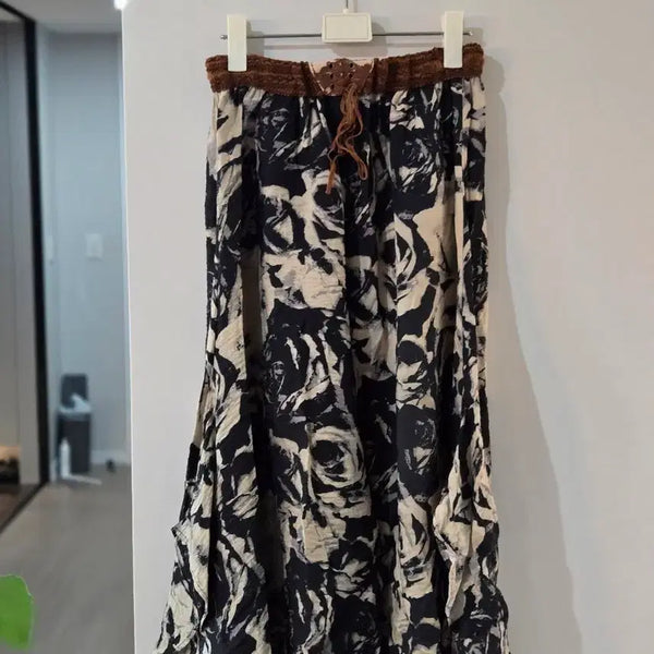 [BUNJANG] Patterned Trousers (Size 55-66) / 예쁜패턴바지 55~66