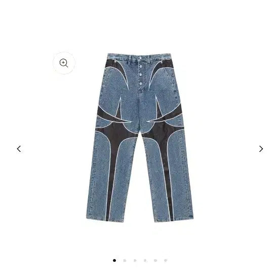 [BUNJANG] THUG CLUB Leather Denim Size 1 / 떠그클럽 레더데님 2 1사이즈 판매