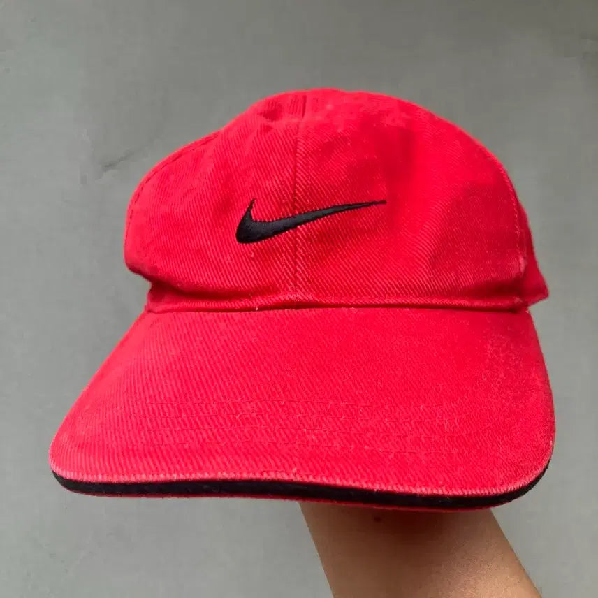 [BUNJANG] Nike 90s Vintage Red Ball Cap / 올드 나이키 90s 볼캡 캡 모자 레드 빈티지