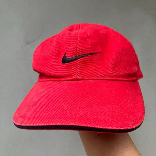 [BUNJANG] Nike 90s Vintage Red Ball Cap / 올드 나이키 90s 볼캡 캡 모자 레드 빈티지