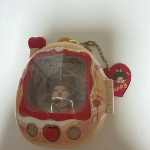 [BUNJANG] Monchhichi Tamagotchi Keychain / 몬치치 다마고치 키링 새상품