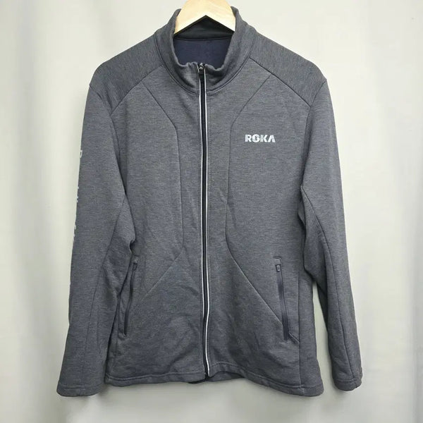 [BUNJANG] ROKA Men's Training Zip-Up Jacket 100 / [ROKA] 남성 트레이닝 집업 자켓 100