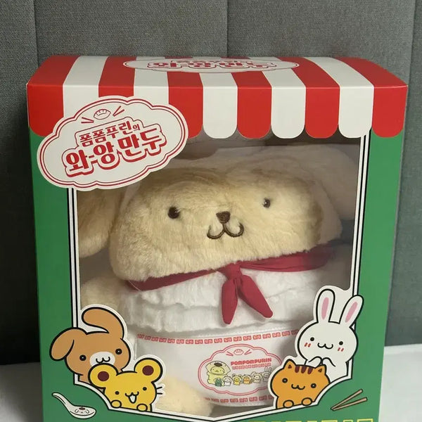 [BUNJANG] Pompompurin "Wa-ang Mandu" Popup Medium Plush Doll / 폼폼푸린 폼푸 와앙만두 팝업 굿즈 중형 인형