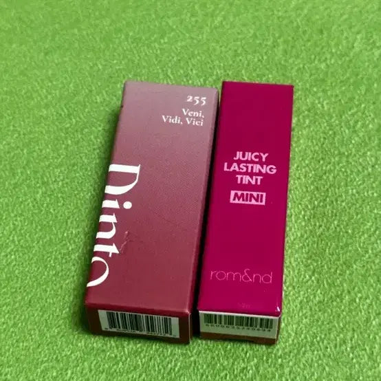 [BUNJANG] Rom&nd Mini Tint 2-Piece Bundle / 딘토 롬앤 미니틴트 2개/ 베니비디비치 라이크어플럼 겨울쿨톤