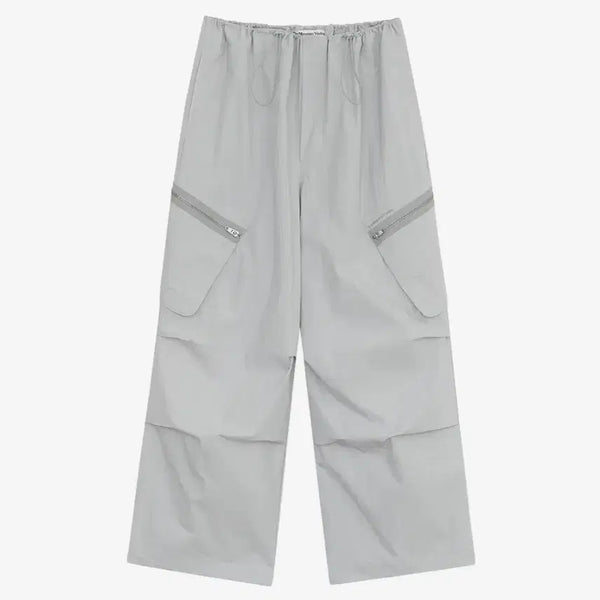 [BUNJANG] The Museum Visitor PIN-TUCK NYLON DRAWSTRING PANTS / (새상품) 더뮤지엄비지터 PIN-TUCK NYLON DRAWSTRING PANTS 핀턱 나일론 팬츠