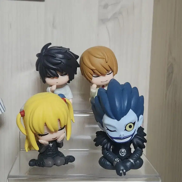[BUNJANG] Death Note Shoulder Bump 4-Figure Set (Unsealed) / 데스노트 어깨쿵 4종 세트(개봉)