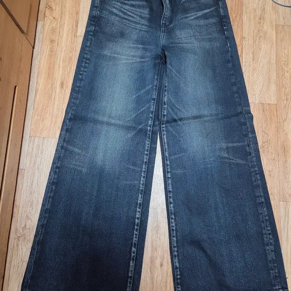 [BUNJANG]  Elwood Cruiser Wide Flare Denim Midnight Blue 46 / 엘무드 크루져 와이드플레어 데님 미드나잇블루 46