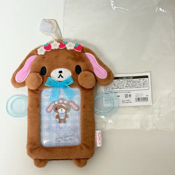 [BUNJANG] SugarBunnies Kurousa "Mofumofu" Pass Case with Card Holder / 슈가바니즈 쿠로우사 스핀즈 홀더 포카홀더 카드홀더 모후모후 패스케이스